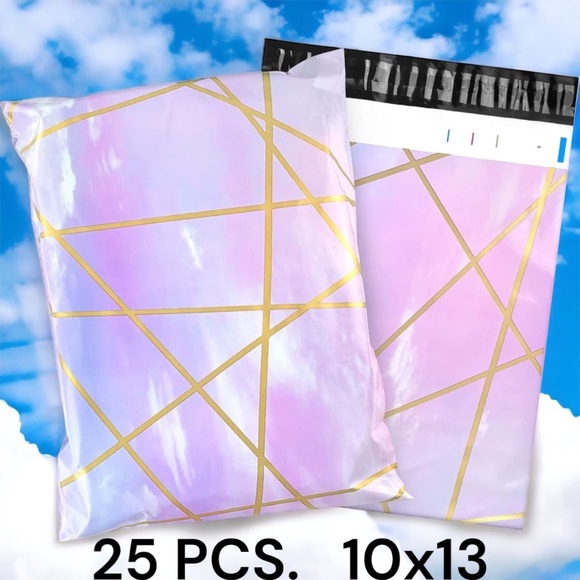 25 10X13 Poly Mailers Sky Marble Geometric Shipping Envelopes Bags PRICE FIRM - Picture 3 of 8